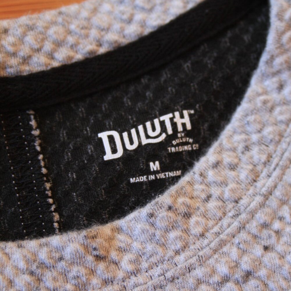 Duluth Women's Medium Cottagecore Sweatshirt Pocket Thumbholes M L Cozy - Picture 3 of 8